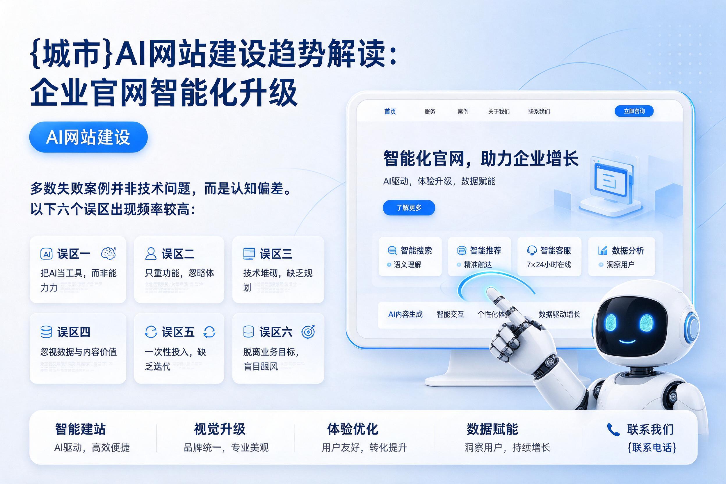 白杨AI网站建设趋势解读：企业官网智能化升级