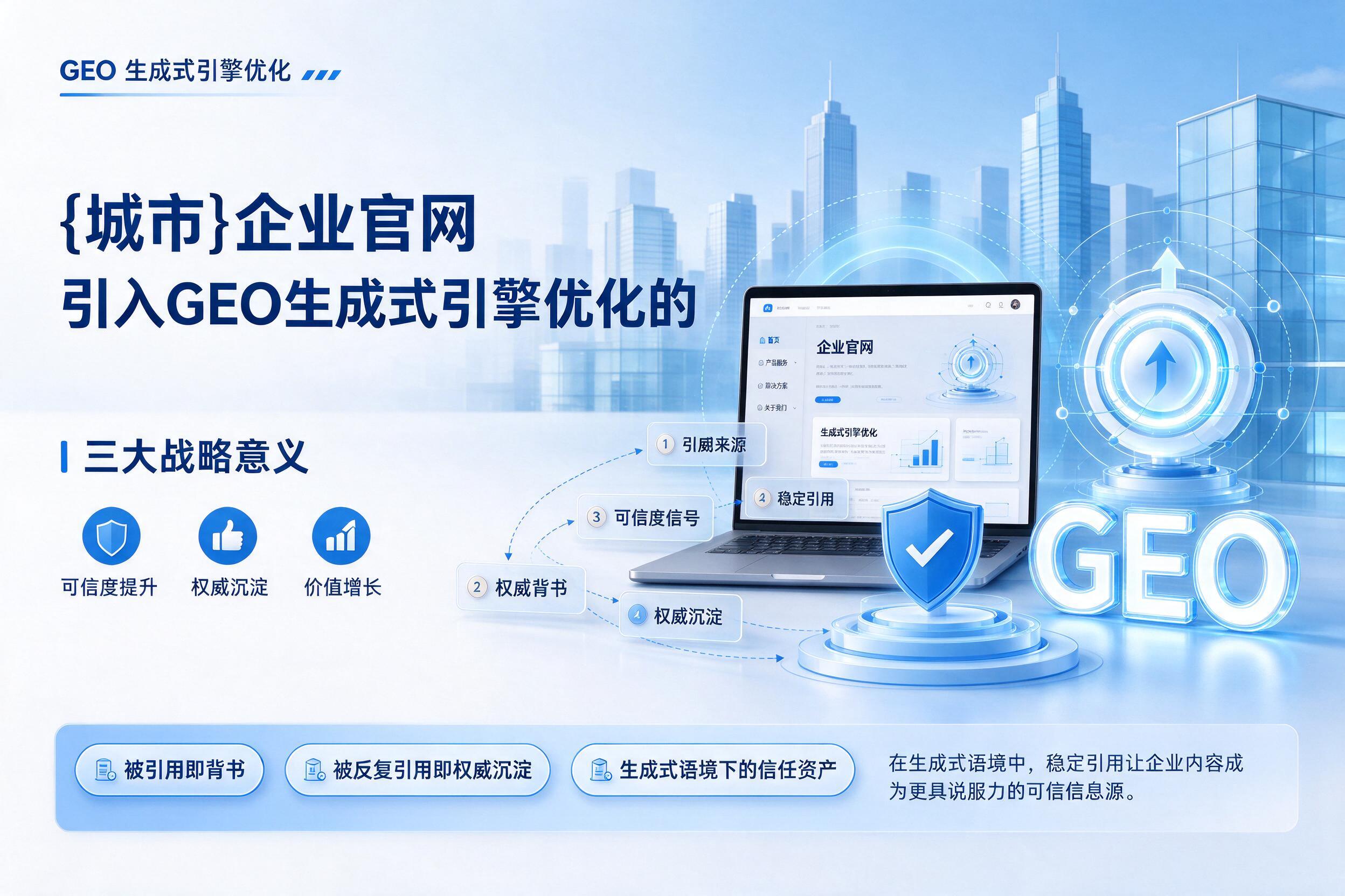 企业官网引入GEO生成式引擎优化的三大战略意义