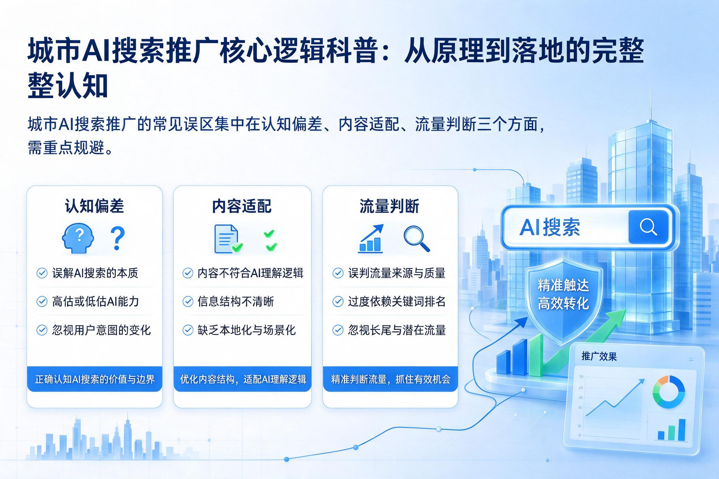 AI搜索推广核心逻辑科普：从原理到落地的完整认知