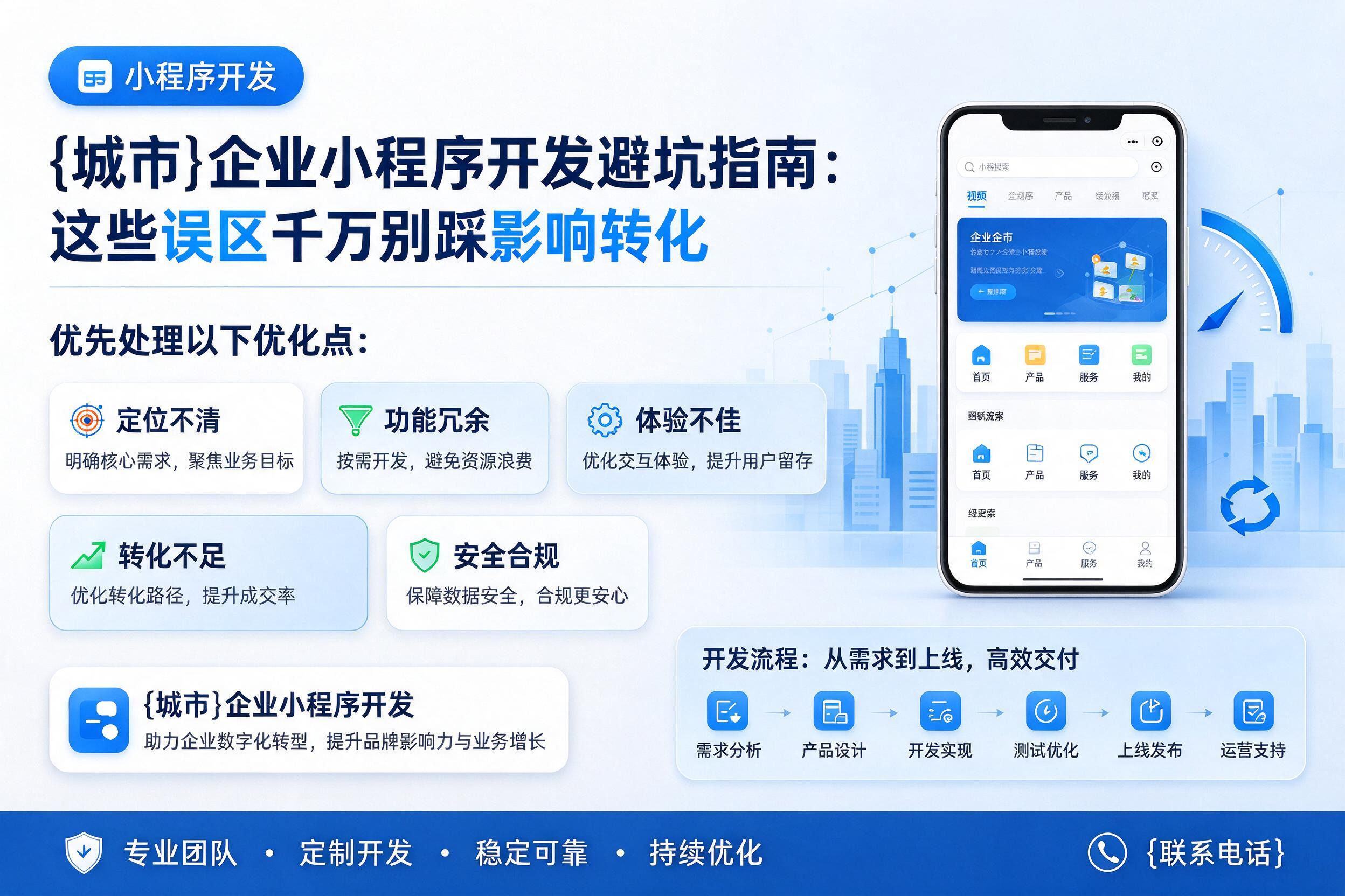 白杨企业小程序开发避坑指南：这些误区千万别踩影响转化