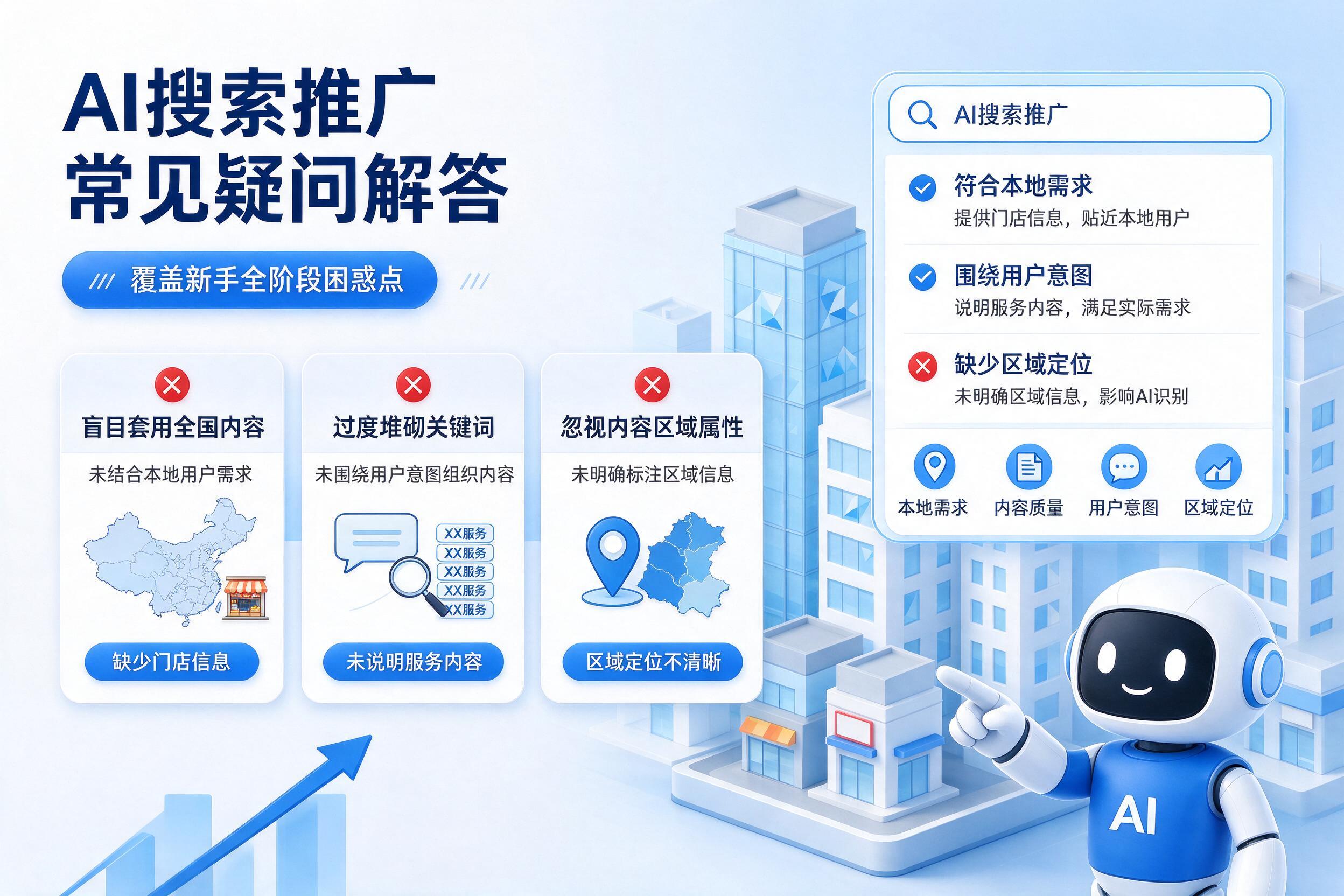 AI搜索推广常见疑问解答：覆盖新手全阶段困惑点