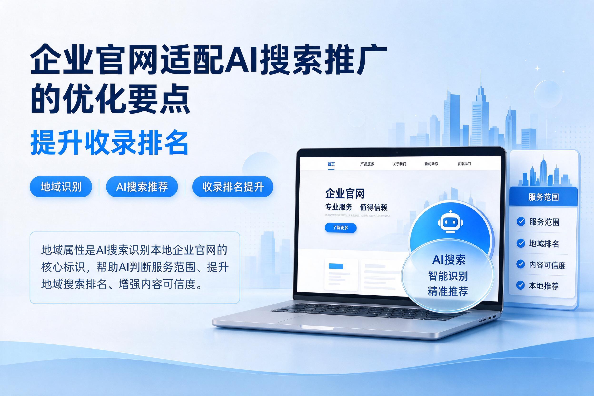 企业官网适配AI搜索推广的优化要点：提升收录排名