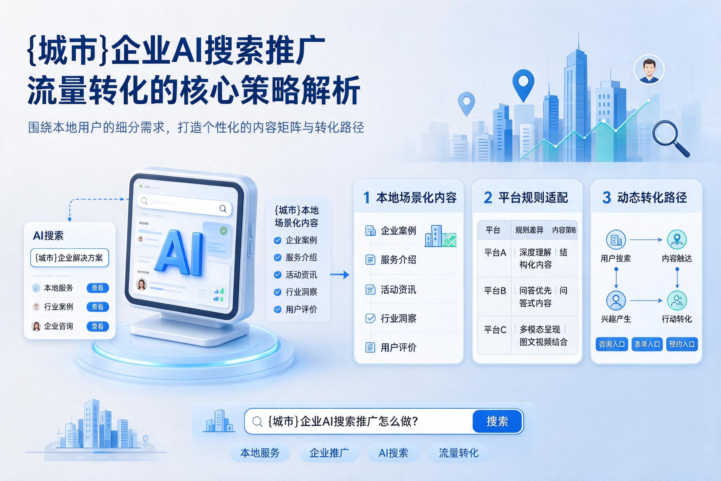 企业AI搜索推广流量转化的核心策略解析