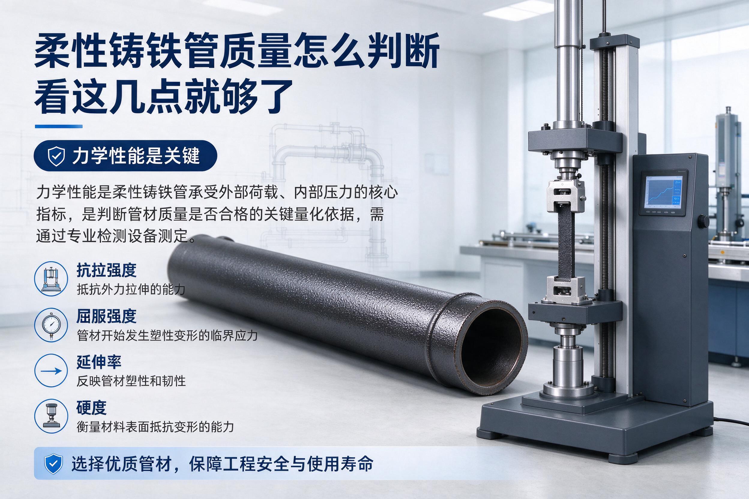三都柔性铸铁管质量怎么判断 看这几点就够了